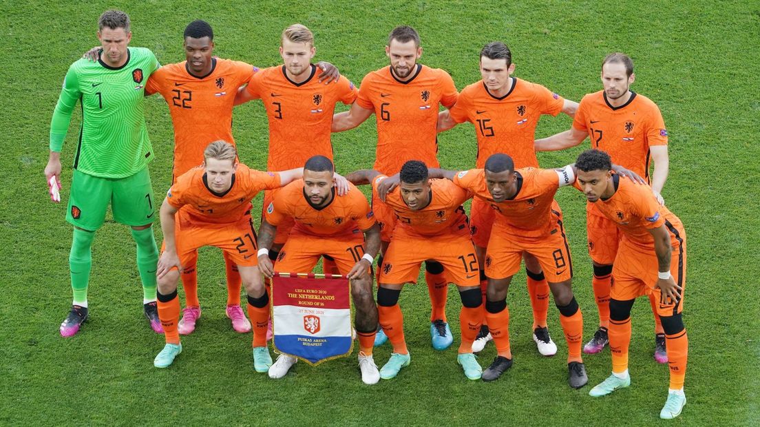 Het Nederlands elftal tegen Tsjechië