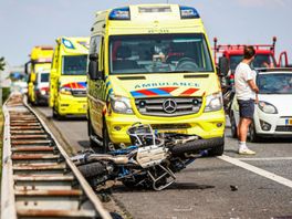 Motorrijder gewond bij ongelok op A6 | Weg na uren weer open voor verkeer