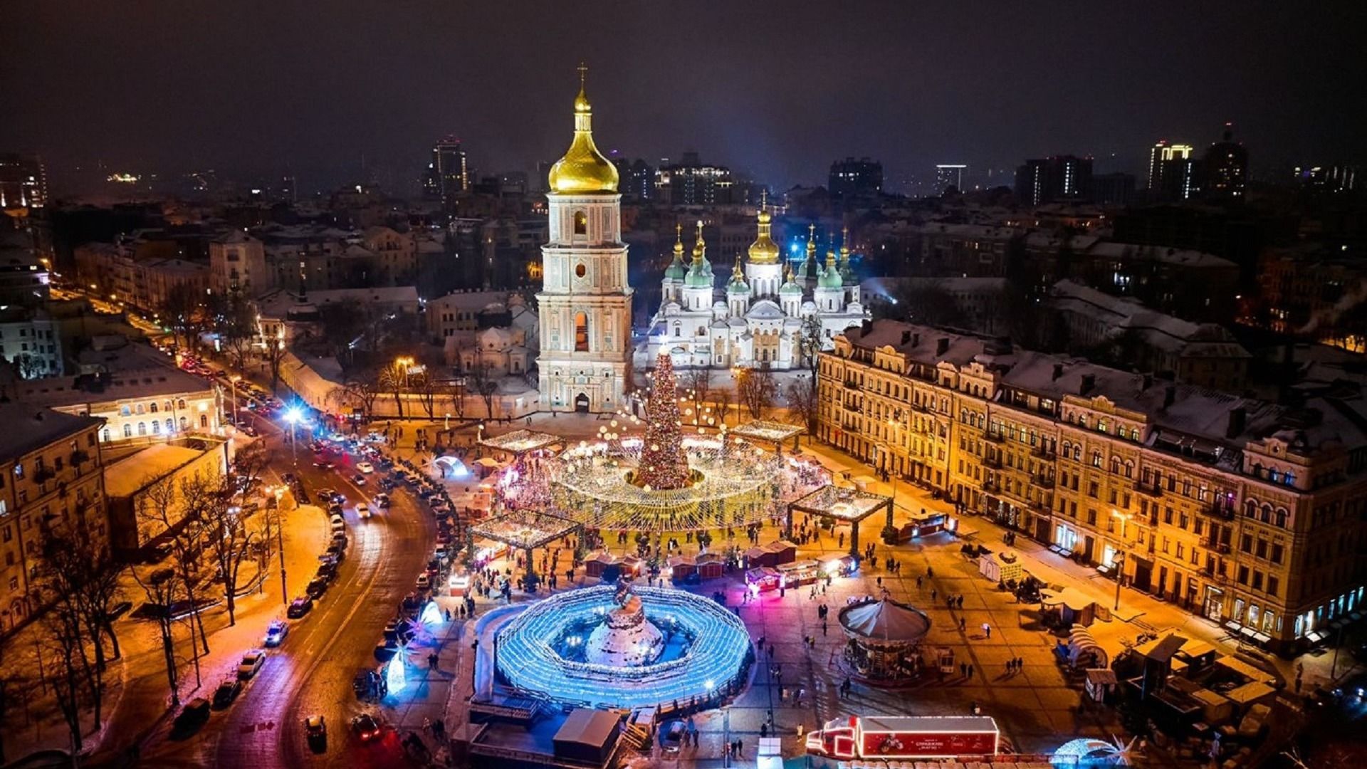 Zo zag Kerst er in 2021 uit in Kiev