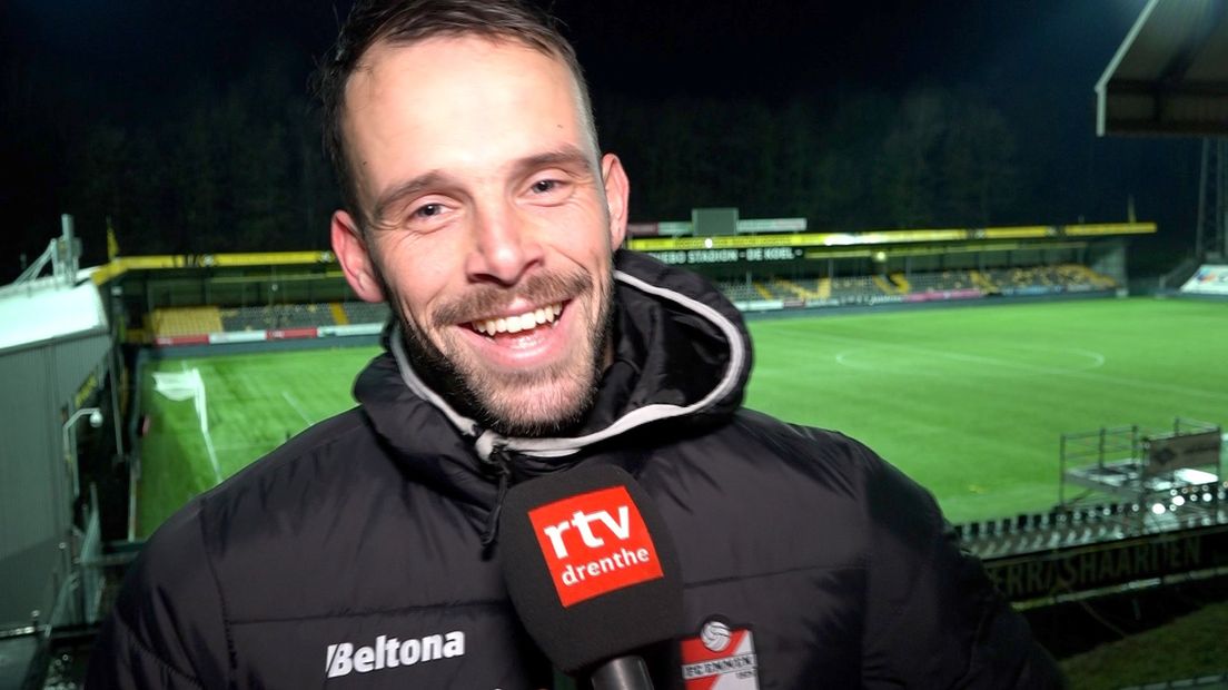 FC Emmen-captain Anco Jansen (Rechten: RTV Drenthe)