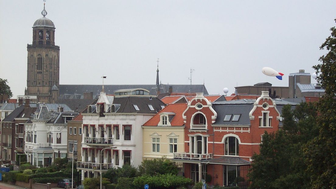 Zeppelin opgelaten in Deventer