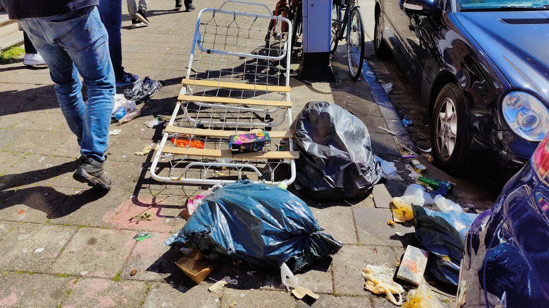 Vuil op straat in Transvaal