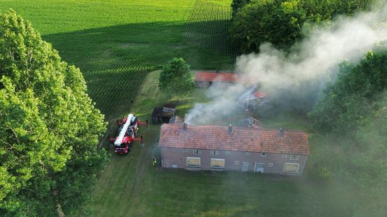 Veel rook bij brand in leegstaand pand