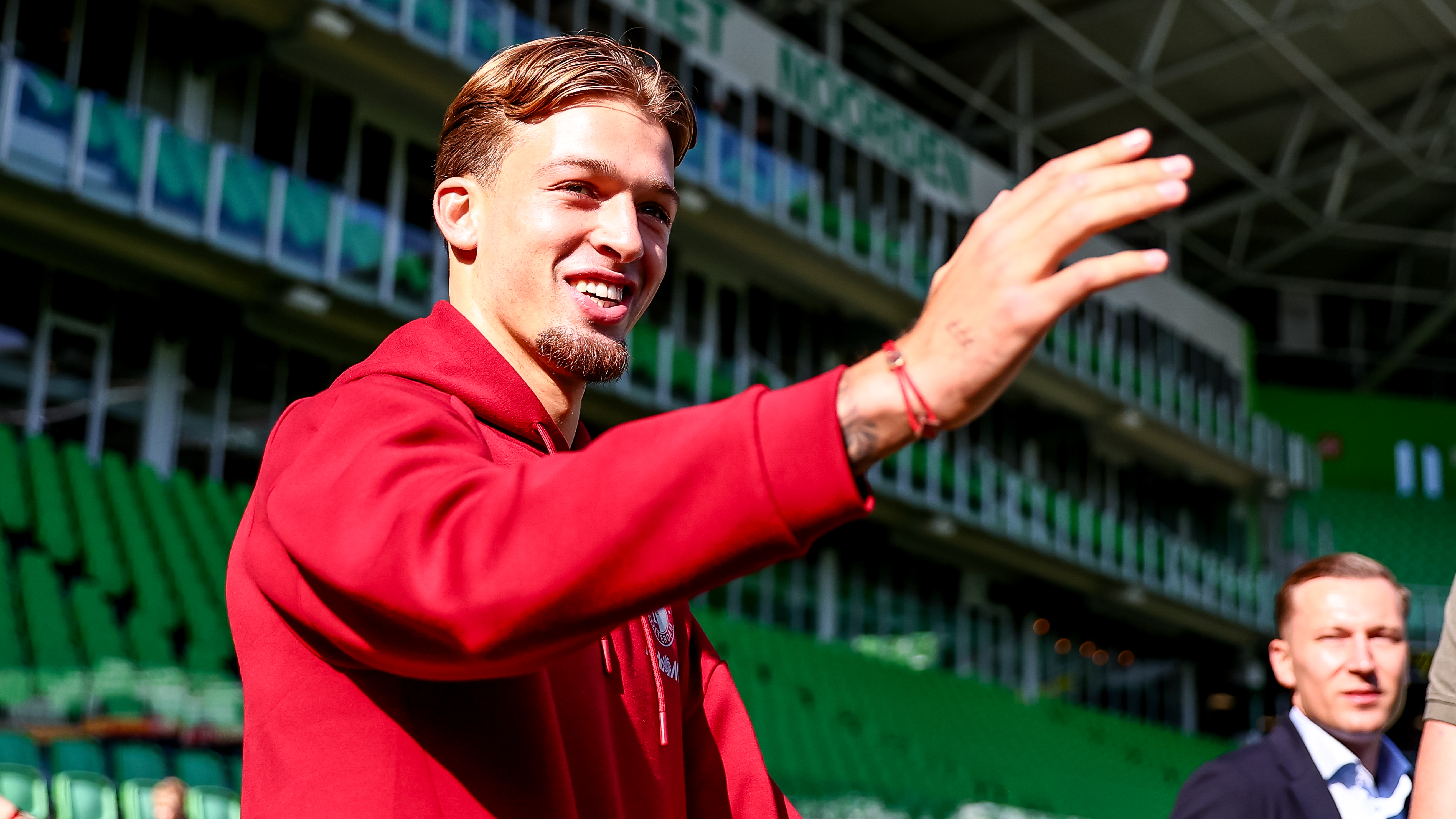 Luciano Valente bij zijn terugkeer bij FC Groningen