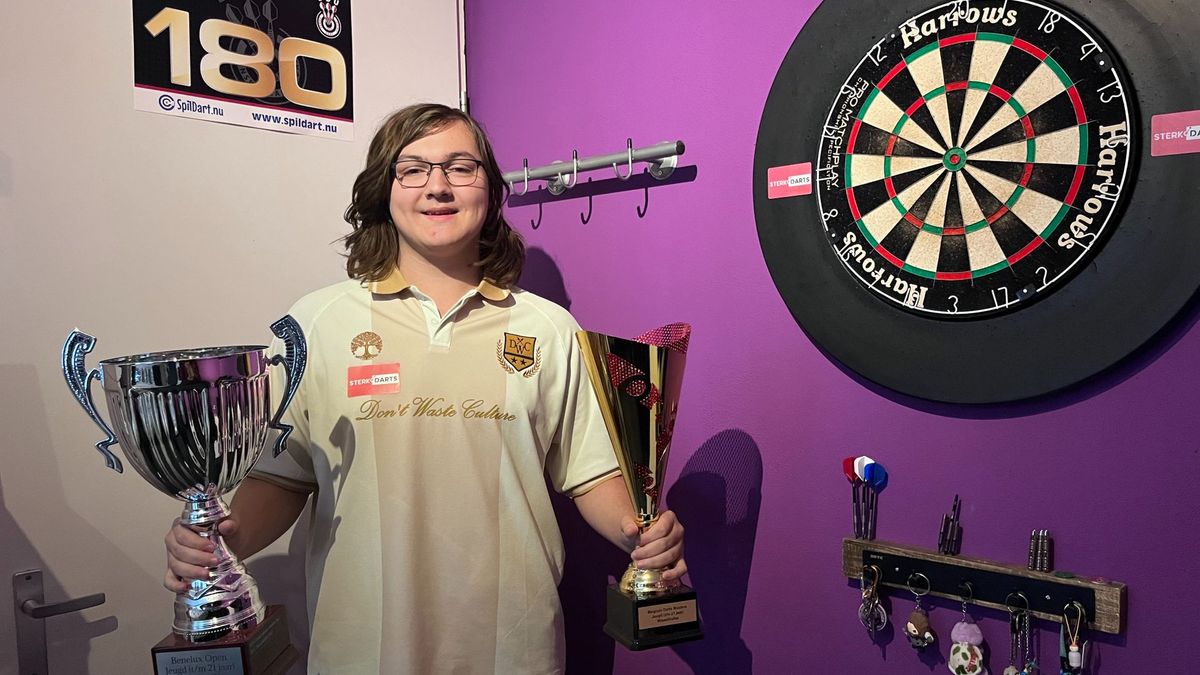 Darter Danio (18) wint prijs op prijs voor overleden vader: 'Hij zal supertrots zijn'