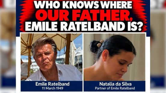 Emile Ratelband spoorloos, beloning van 2.500 euro voor gouden tip