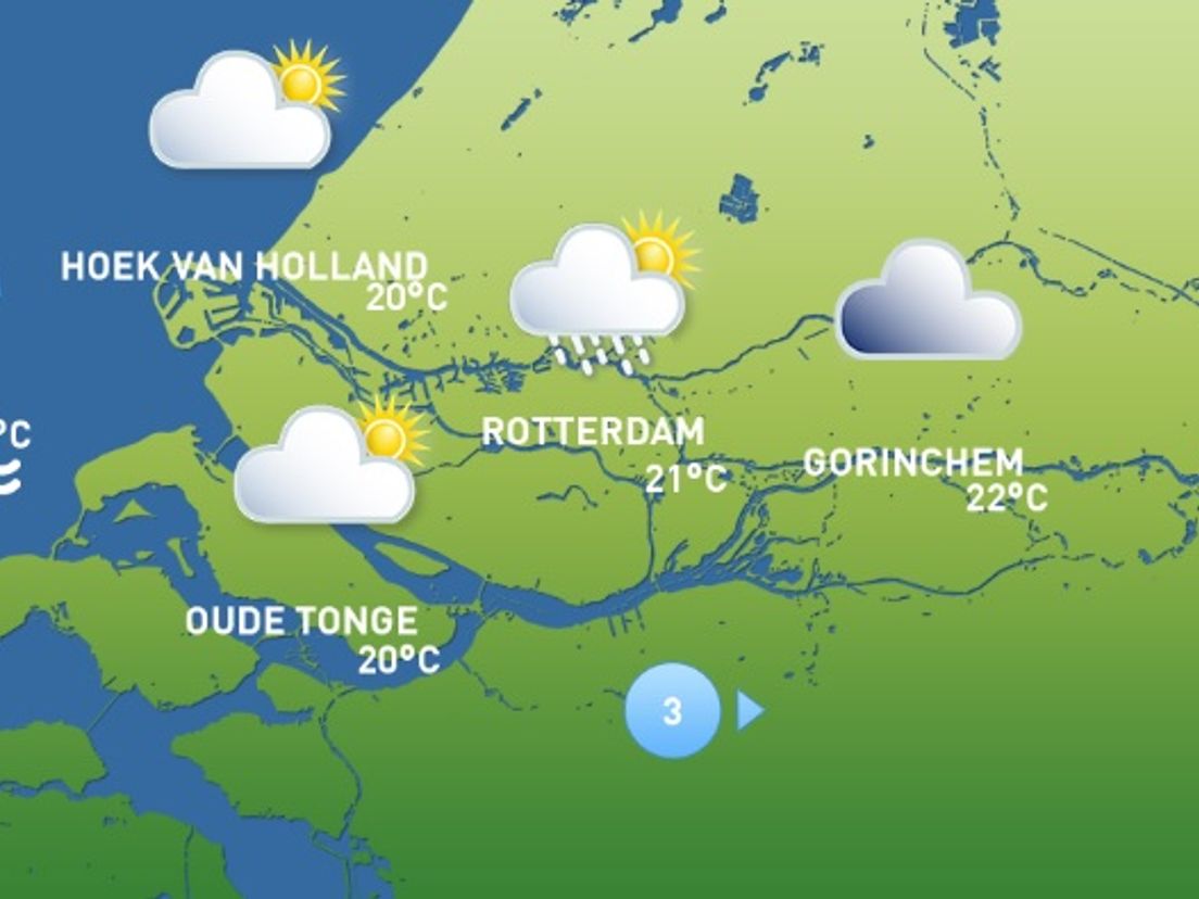 Het weer van zondag 14 juni