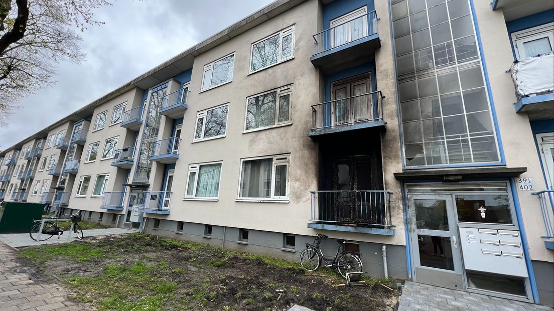 De schade aan de woning bij daglicht