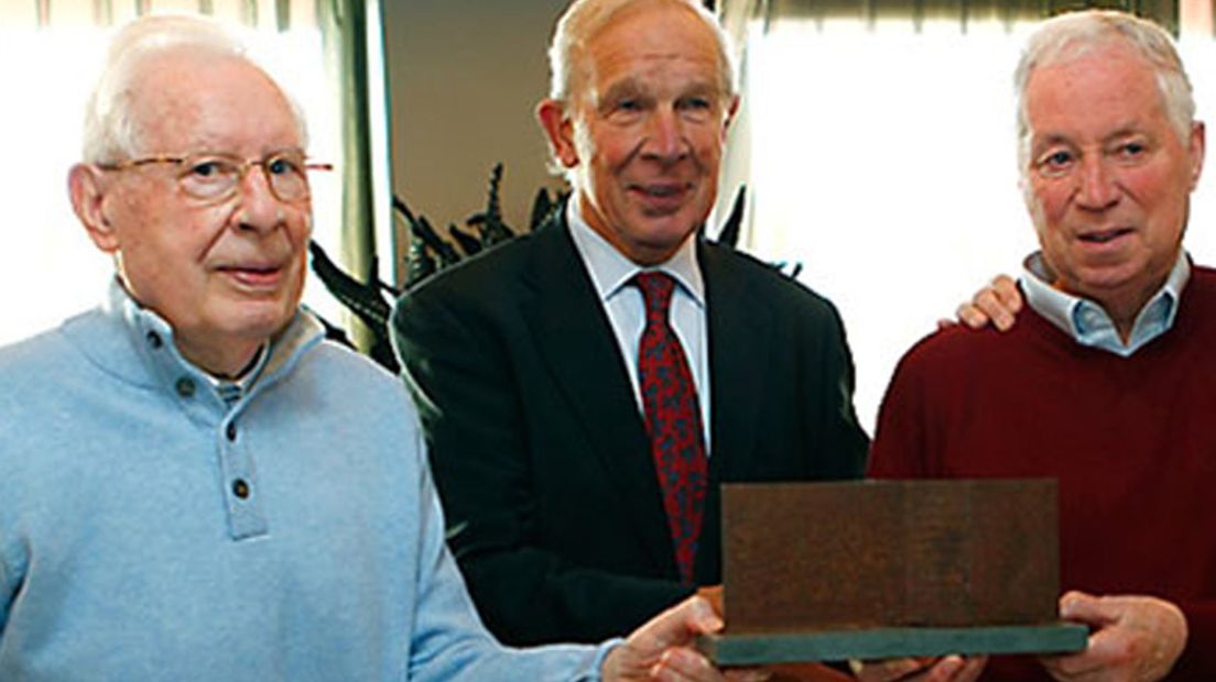 Henk Temming (links) met Hans Kraay en Tonny van der Linden
