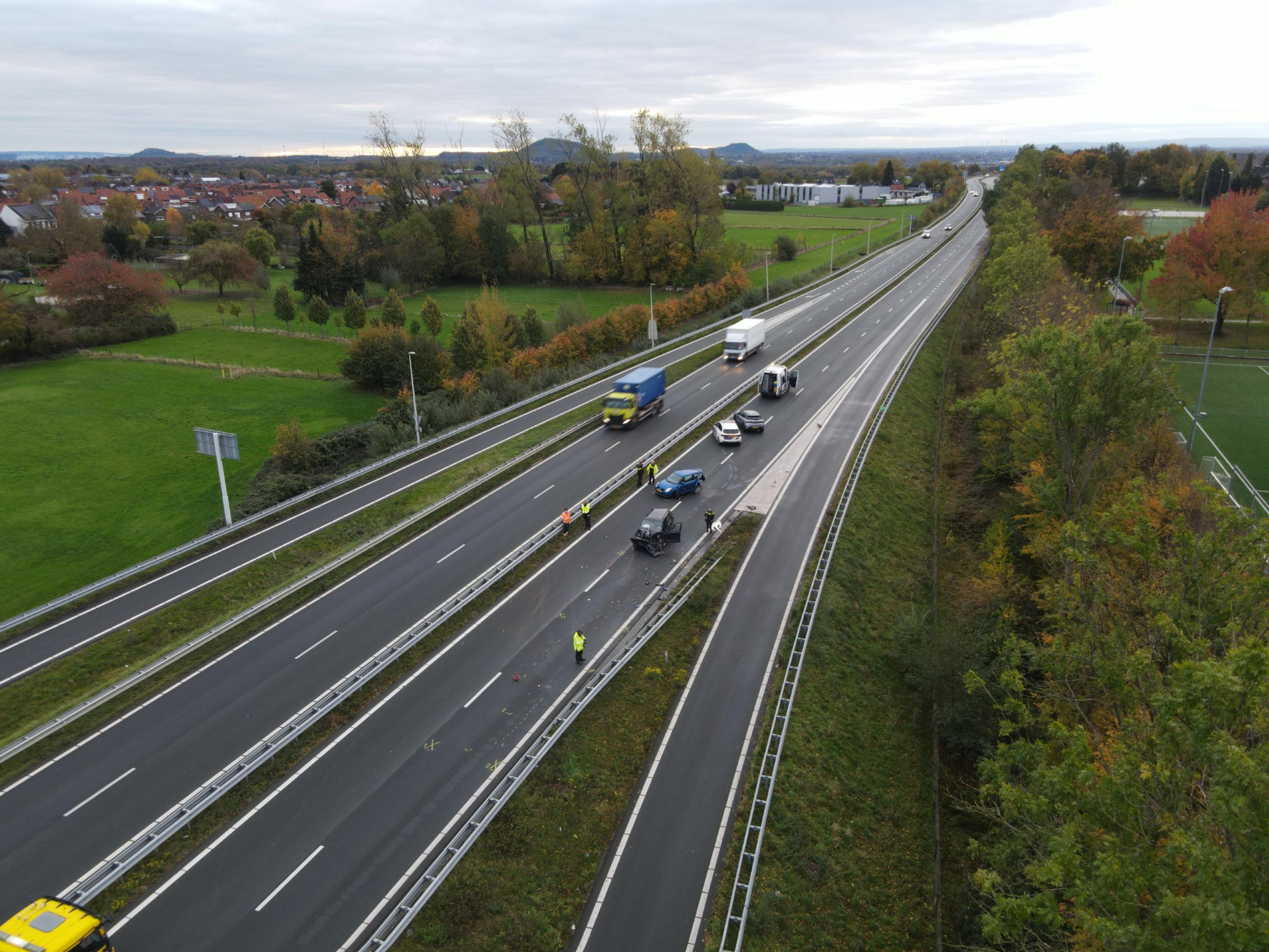Man uit Landgraaf overleden na ernstig ongeval op N300.