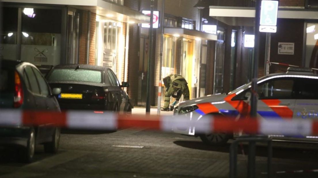 De EOD kwam ter plaatse om de granaat onschadelijk te maken.