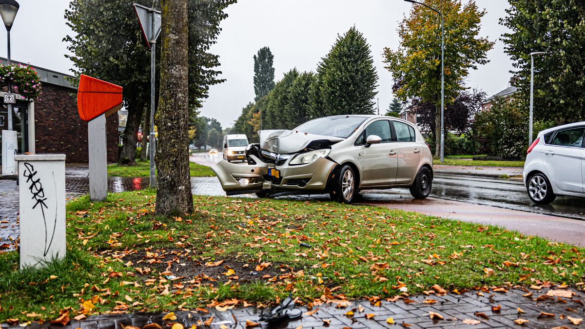 Meisje zonder rijbewijs rijdt auto tegen boom in Assen