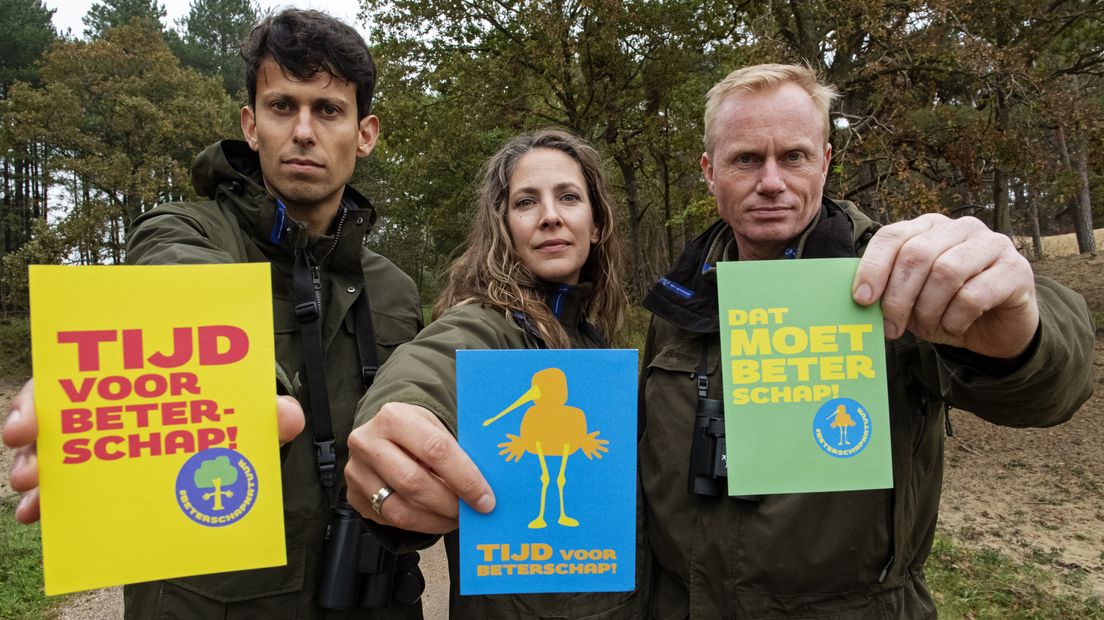 Bart Zwiers en collega's roepen op een beterschapskaartje voor de natuur te tekenen