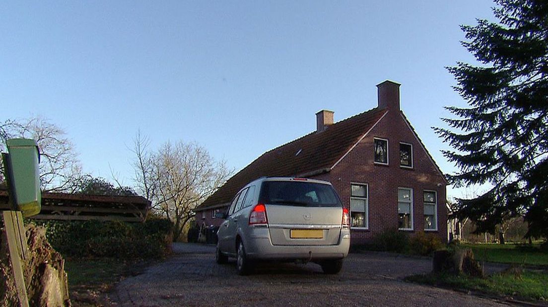 Het huis waar de overval werd gepleegd