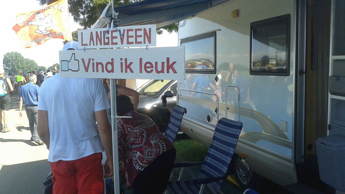 Ook uit Langeveen was er support