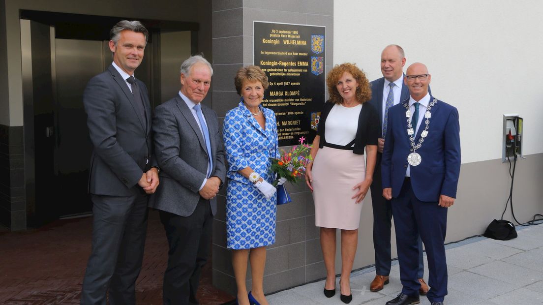 Prinses Margriet opent nieuwbouw Margaretha