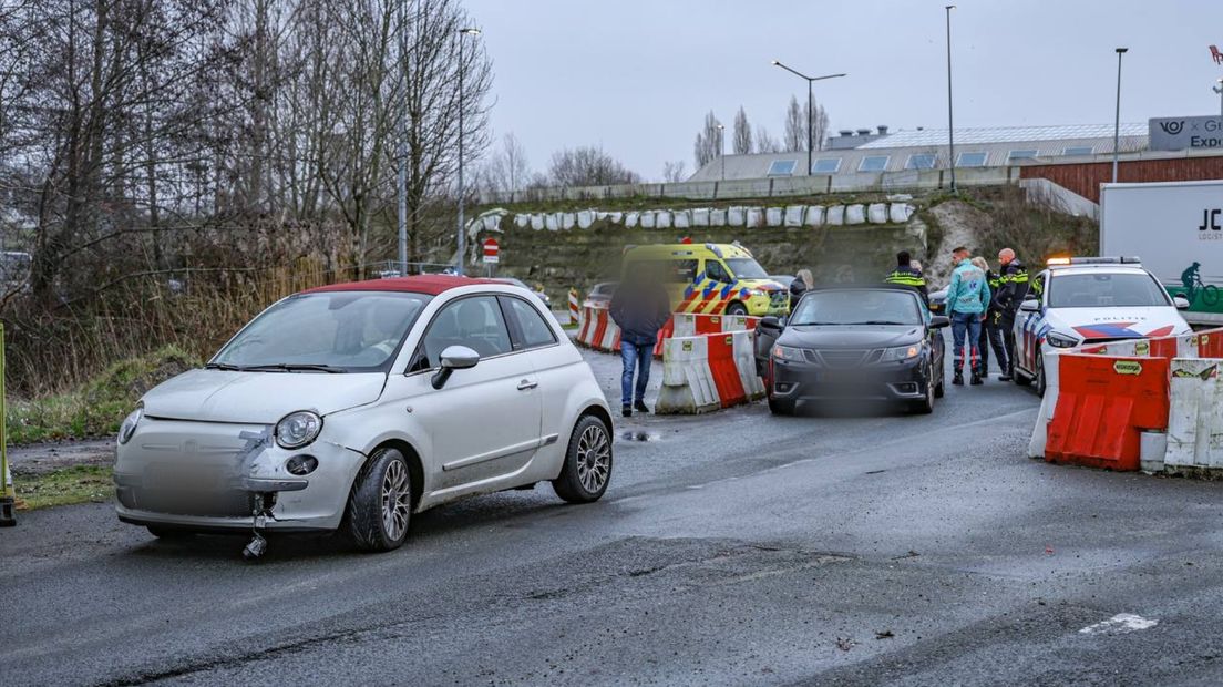 Twee auto's waren betrokken bij het ongeval