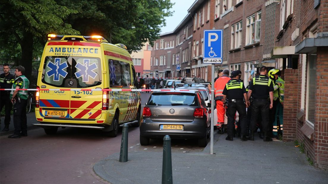Het schietincident vond plaats in een woning aan de Mijtensstraat