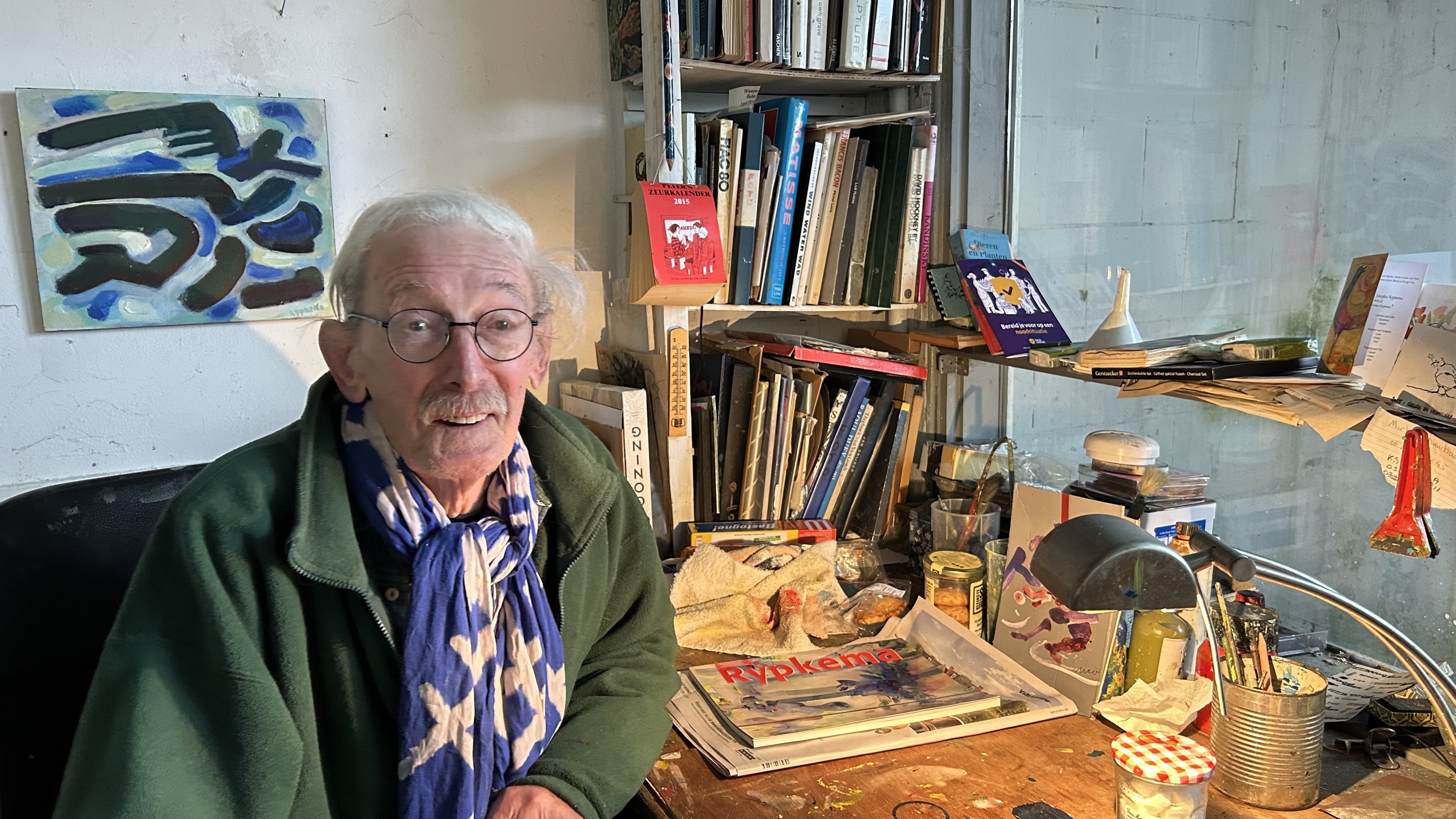 Rypkema yn syn atelier