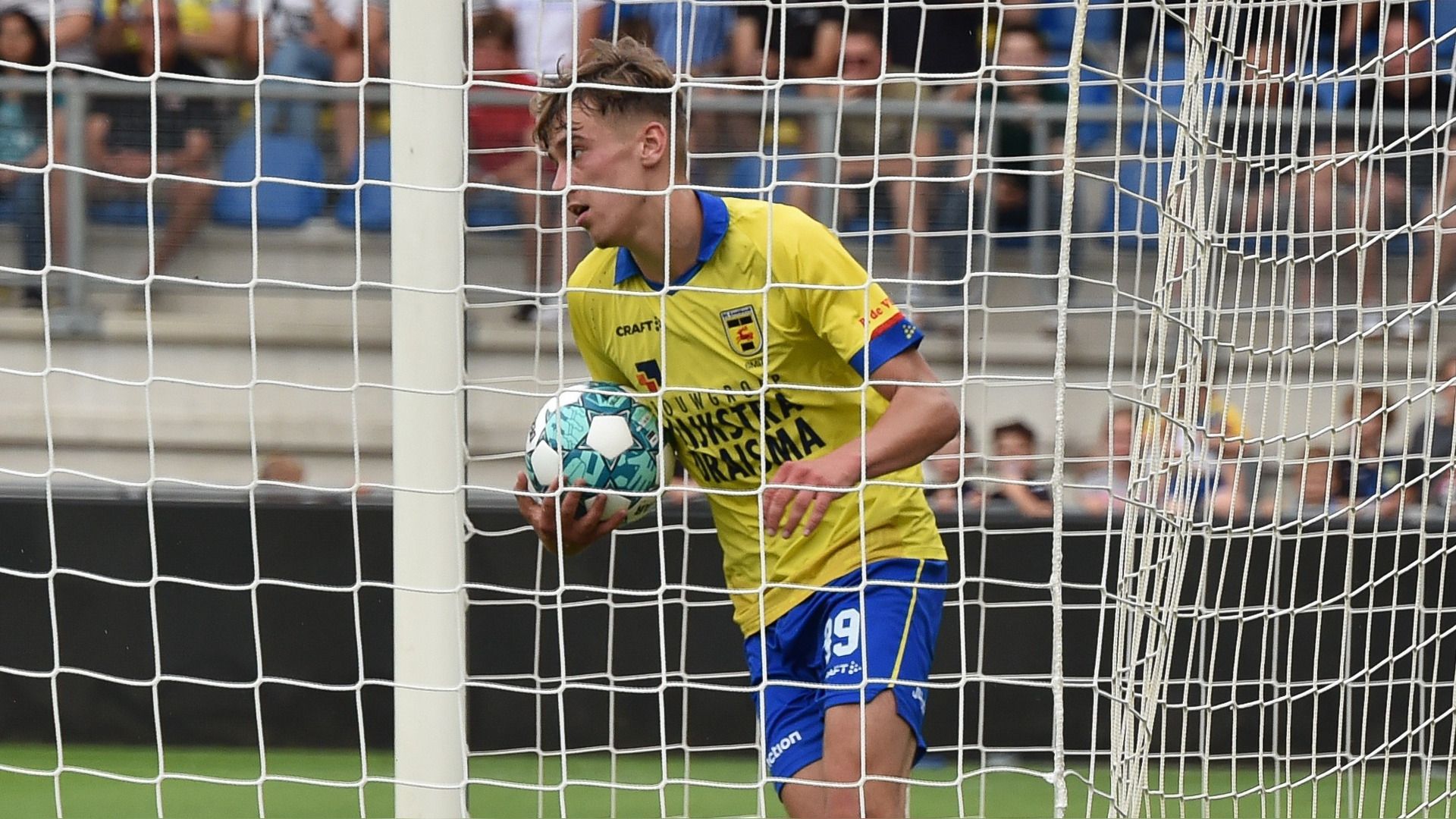 Milan Smit na zijn doelpunt