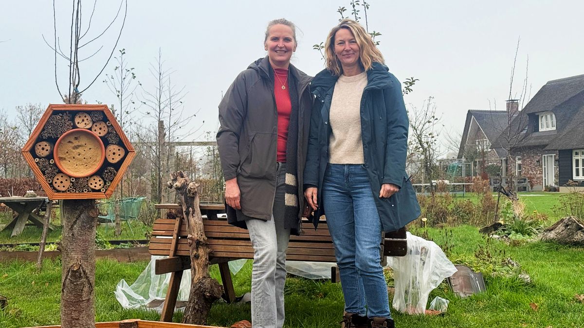 De bijen helpen doet Bee Well op eigen grond in Hoogland-West