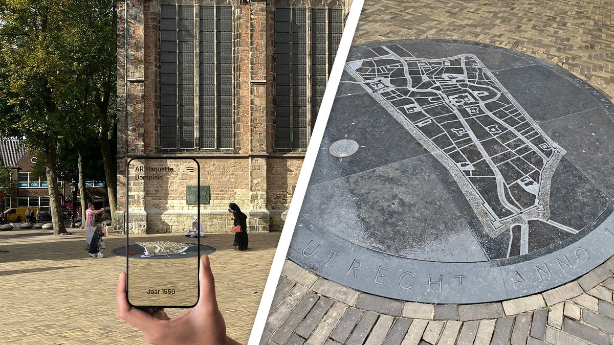 Op het Domplein zie je binnenkort hoe Utrecht er 500 jaar geleden uitzag