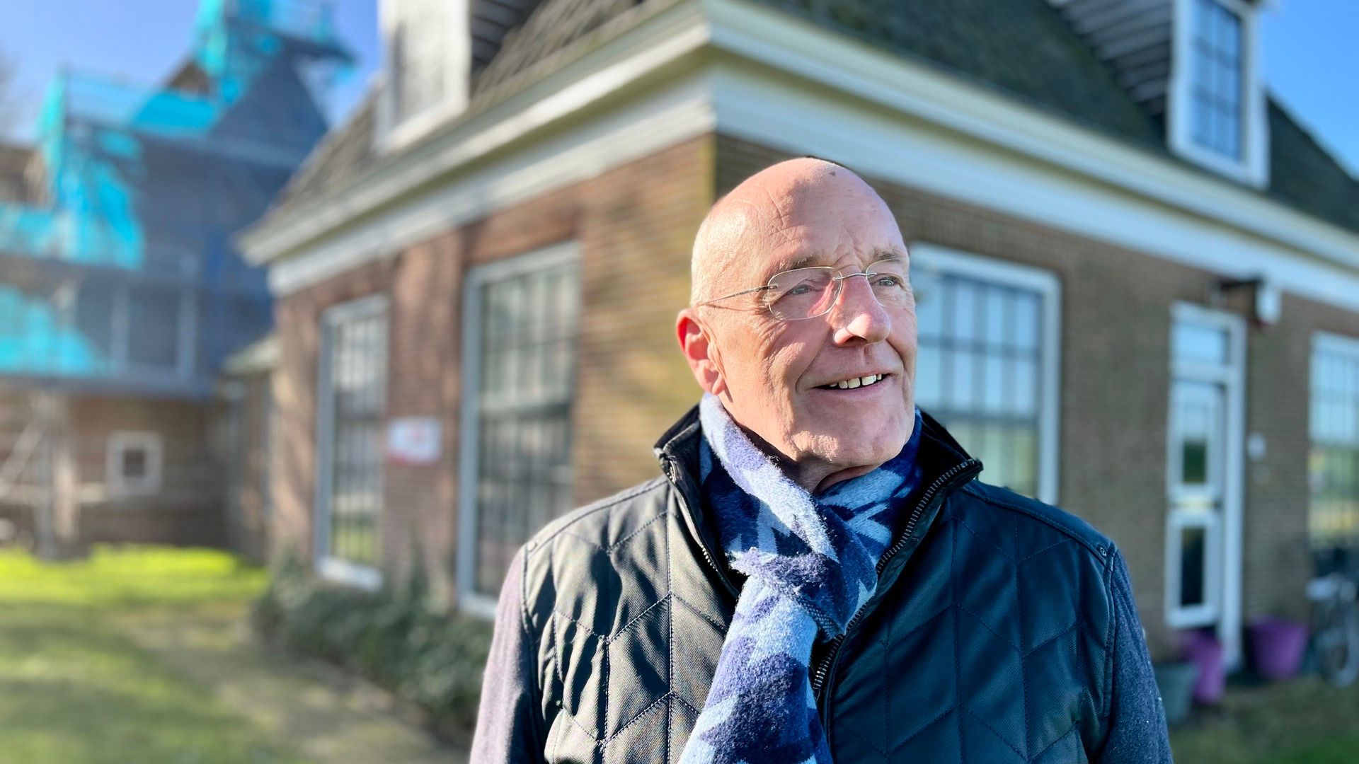 Directeur Jelle Brouwer van het Museum Hindeloopen