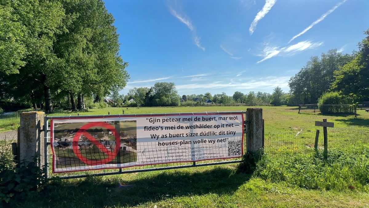 Buurt tegen tiny house-plannen in De Westereen: "Er is niets met ons gecommuniceerd"