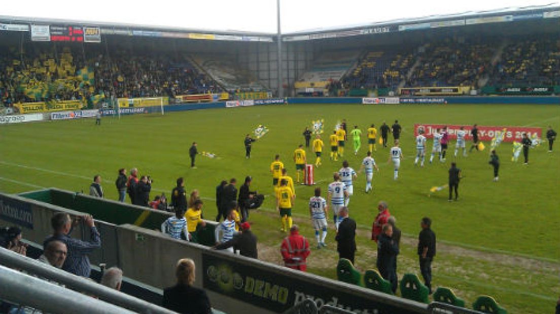 De Graafschap staat met één been in de volgende ronde van de play-offs.