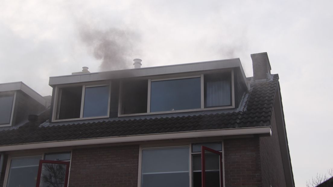 Felle brand in Souburgse woning