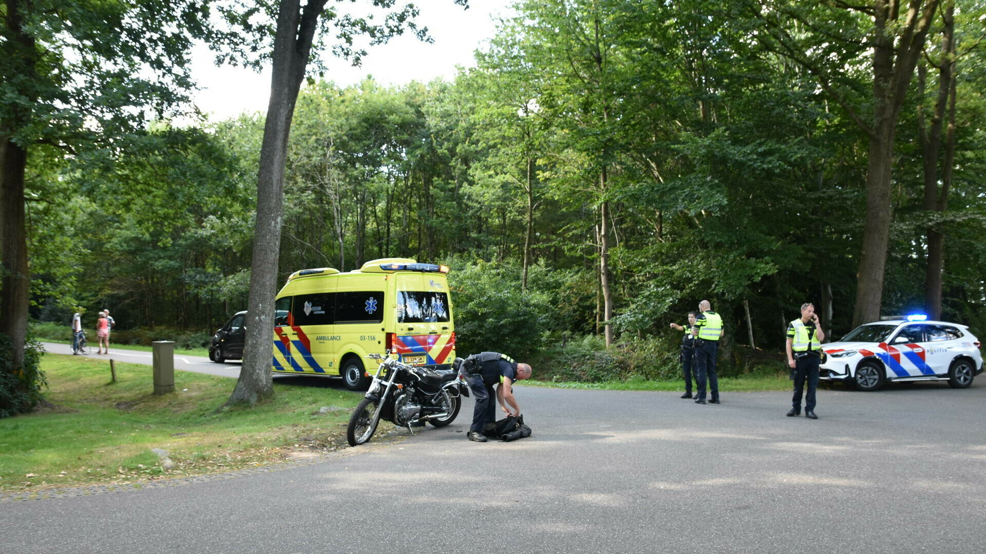 Motorrijder gewond na aanrijding bij Havelte.