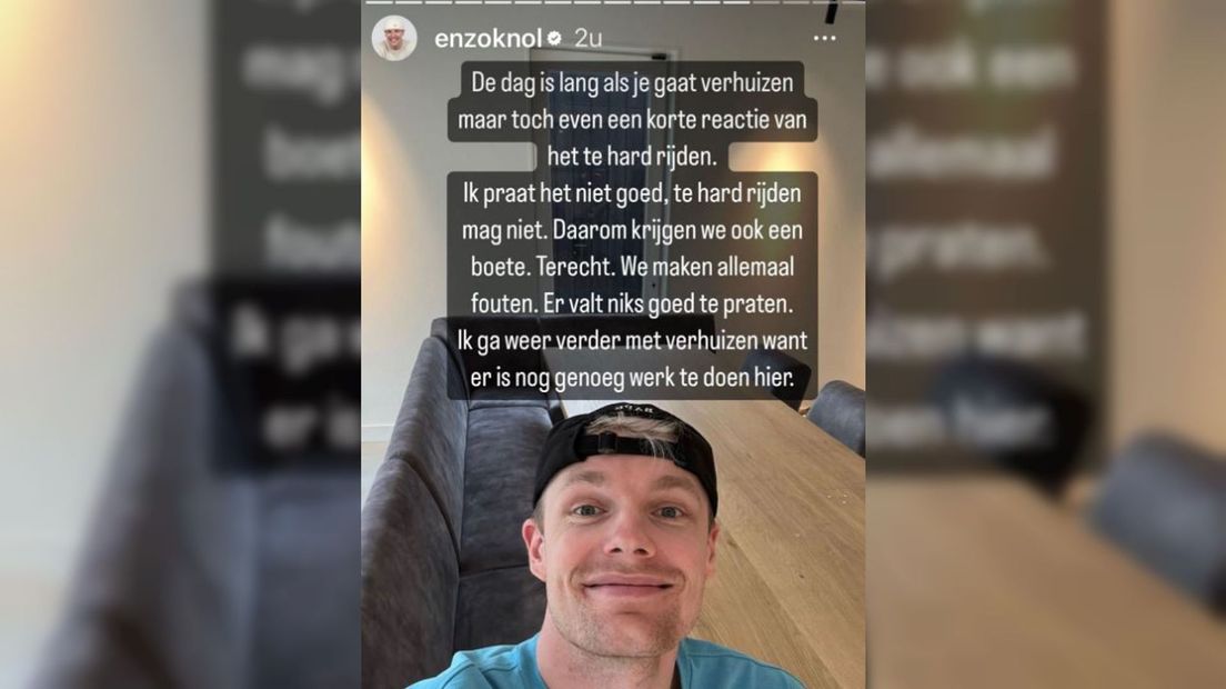 Reactie Enzo Knol