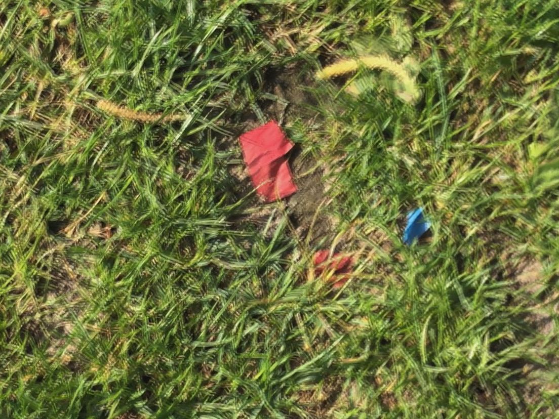Confetti in het Zuiderpark