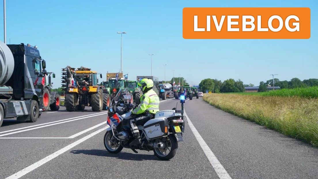 Drukte op de A1 en A30