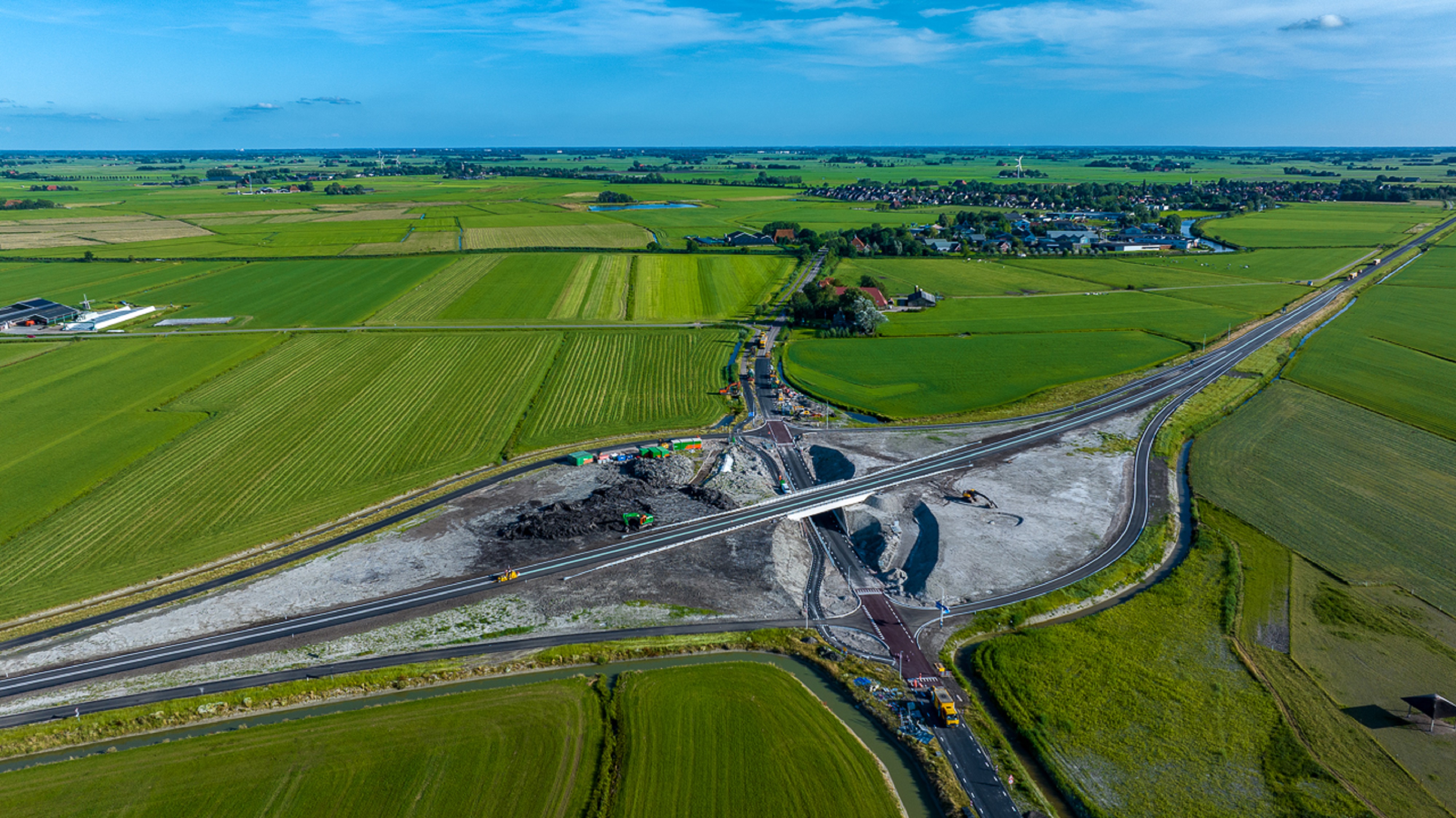 Met de opening komt een einde aan een groot verkeersproject in Fryslân