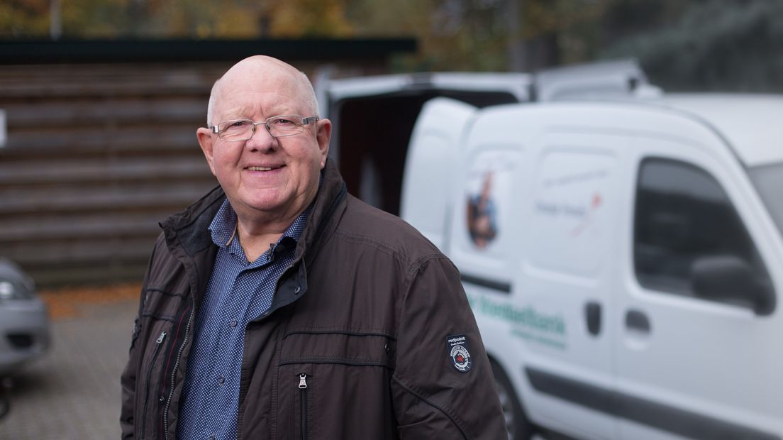Henk Wijngaard is een onze voedselbankambassadeurs (Rechten: RTV Drenthe)
