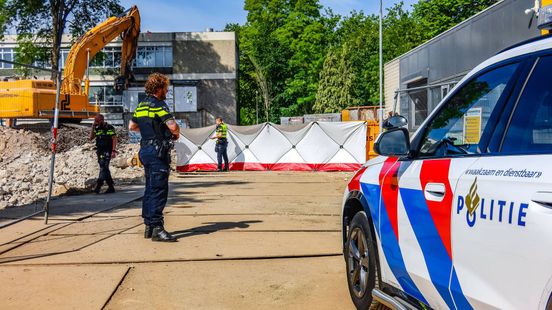 Dodelijk ongeluk op bouwplaats in Utrecht. Dodelijk ongeluk op bouwplaats in Utrecht.