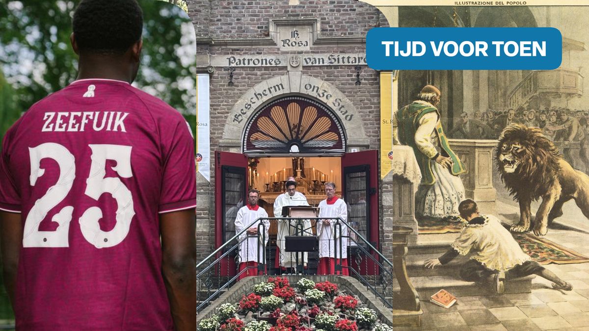 De heilige Rosa ooit stadspatrones, nu ook clublogo en houvast voor de gemeenschap