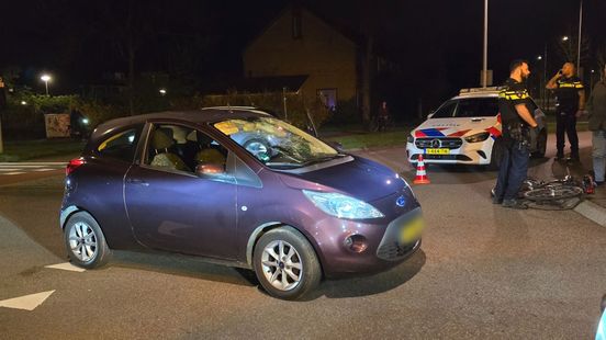 Fietser zwaargewond • ravage na ongeval.