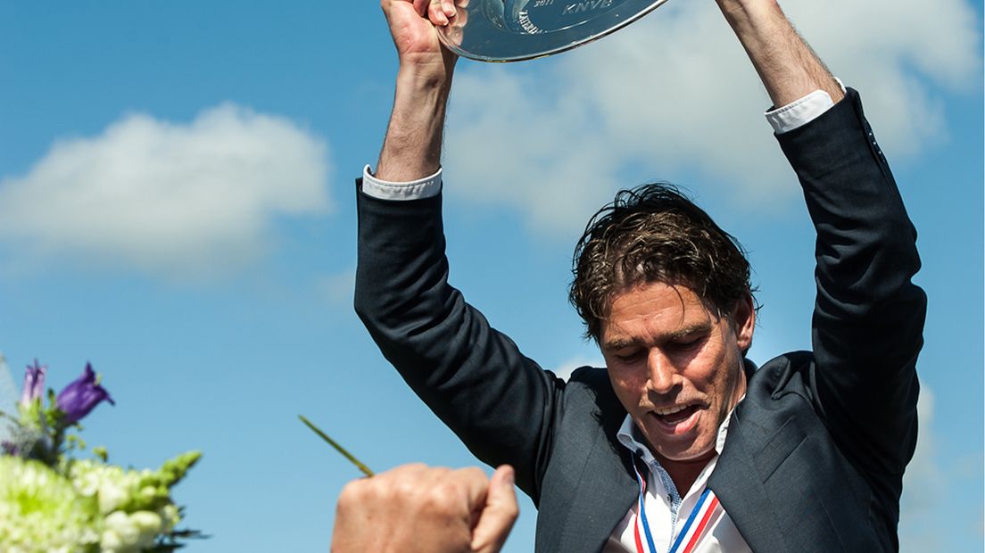 André Paus werd in 2012 als 46-jarige kampioen met Spakenburg