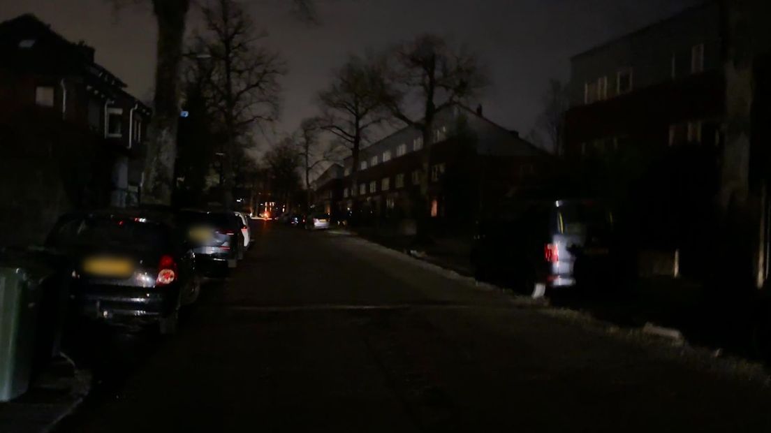 De straten van Nijmegen oost waren tijdelijk donker