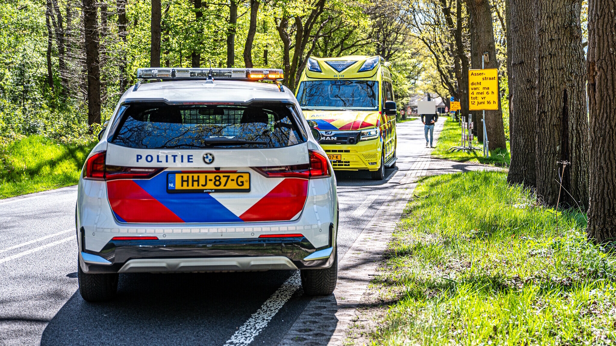 Scooterrijders gewond bij botsing.