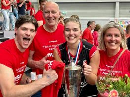 Volleybalster Fleur Meinders wint met Apollo 8 historische landstitel: Het voelt nog onwerkelijk
