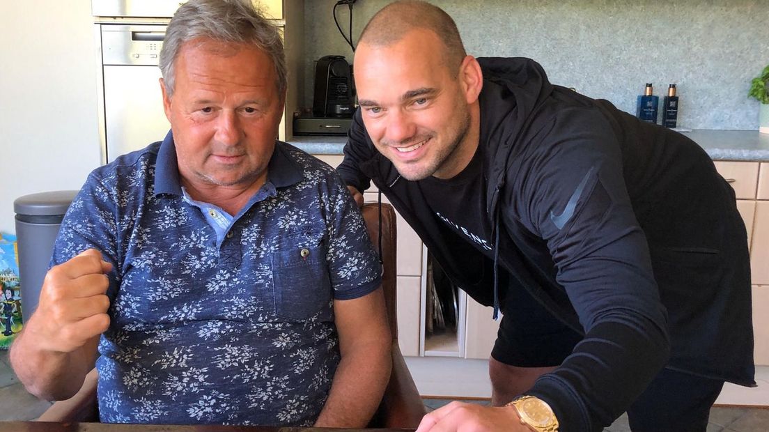 Gert Kruys en Wesley Sneijder