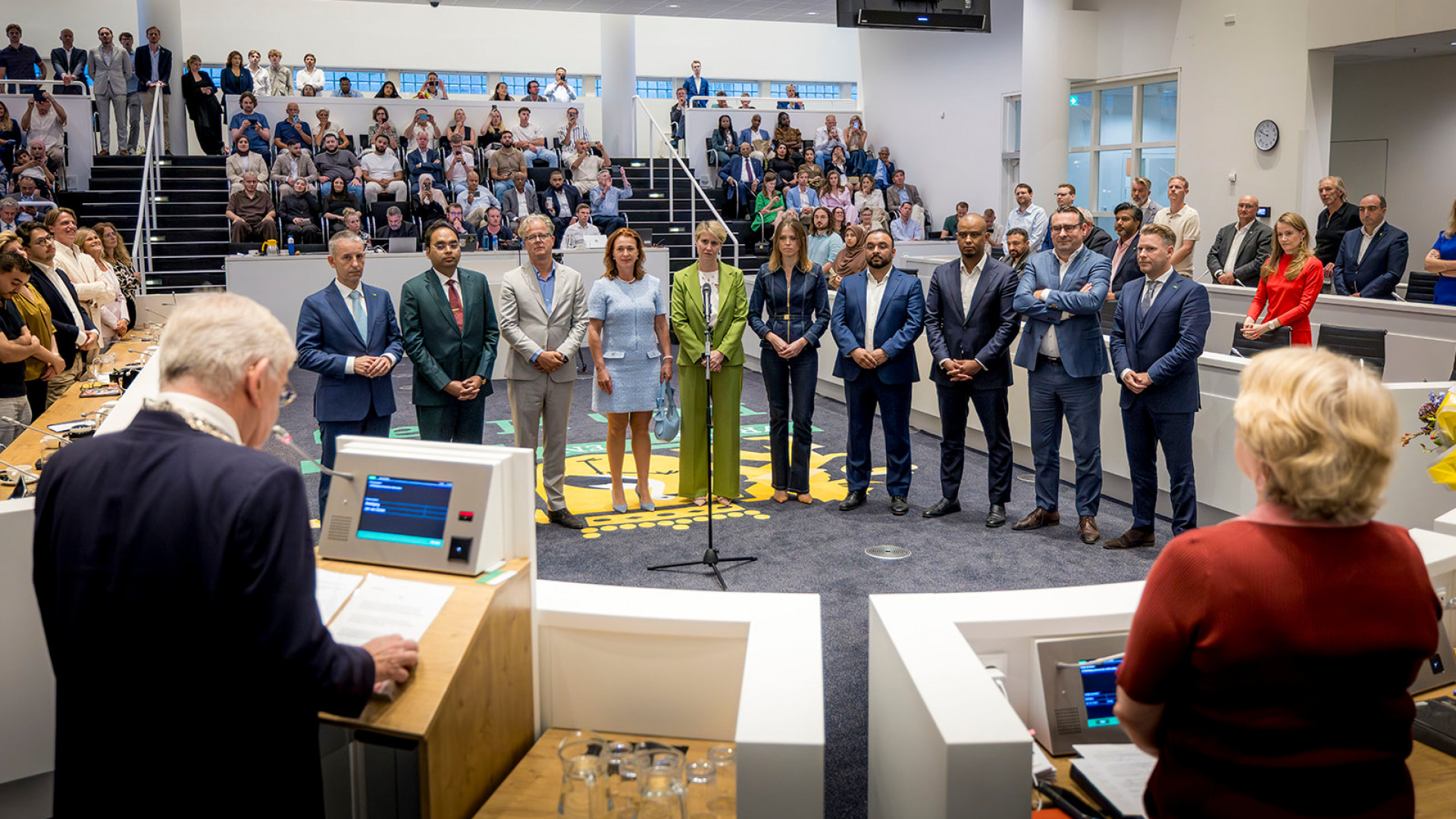 Installatie nieuwe wethouders van Den Haag
