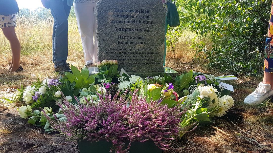 Het monument werd vijftien jaar geleden geplaatst (Rechten: Jasmijn Wijnbergen/RTV Drenthe)