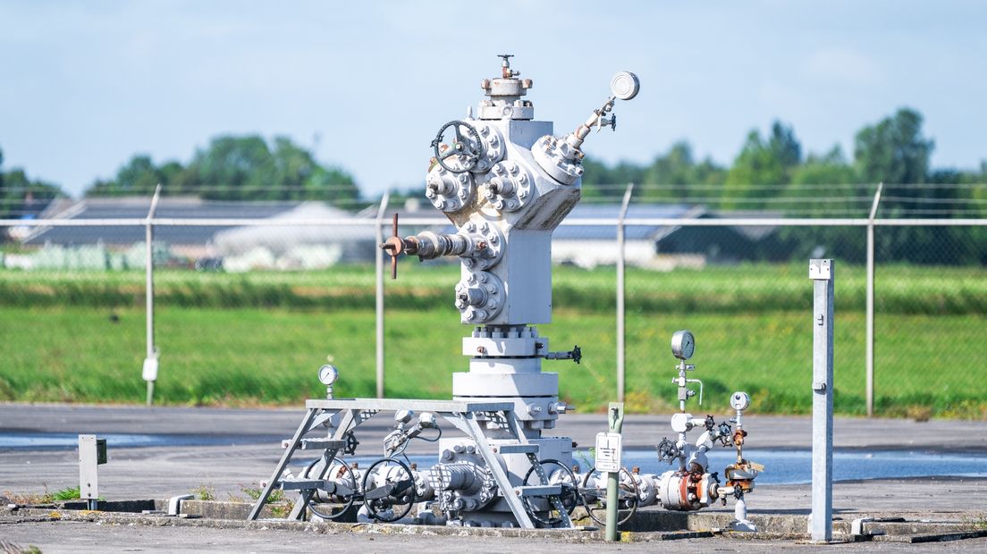 Een gaswinningslocatie in Kolham