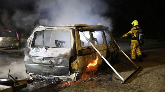 Aanrijding met fatbike • camper in brand