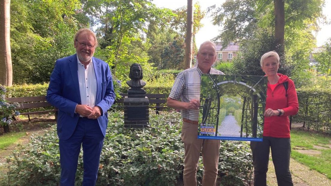 Boerhaavetuin Mooiste Plekje in de regio, winnaar Leo van Vliet (m)