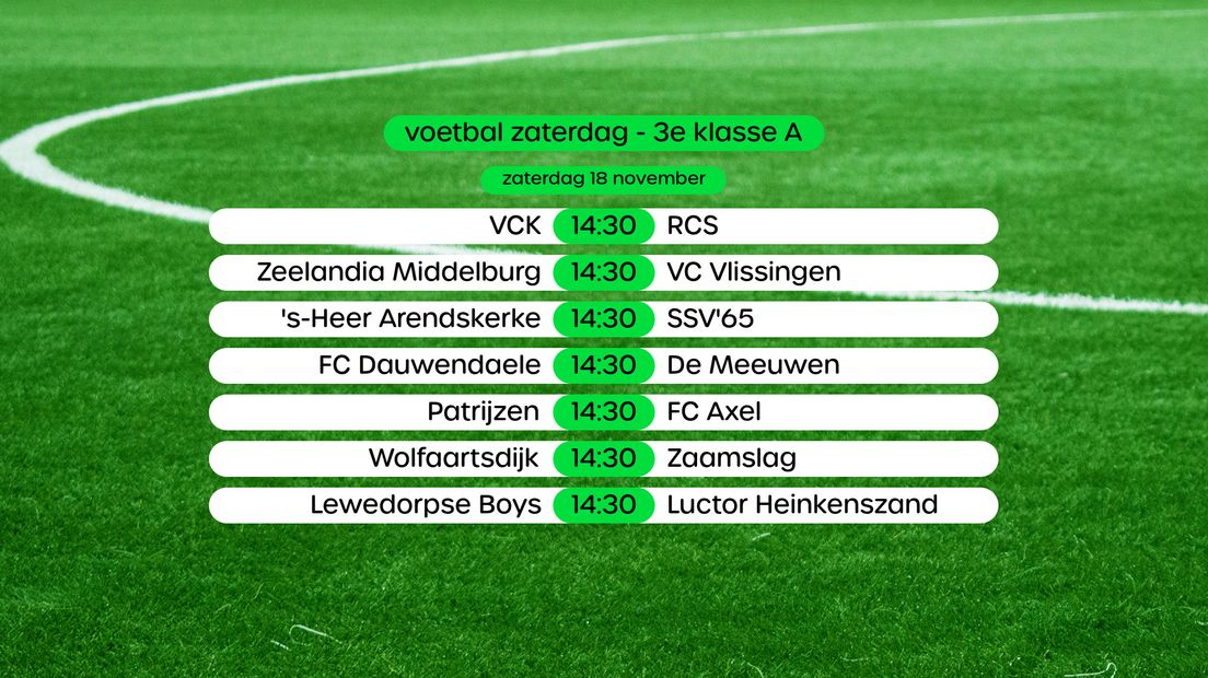 Programma 3e klasse A, swipe voor stand